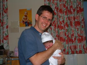 Dad's childbirth story nears its conclusion - the birth is done