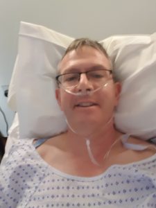 The start of my total hip replacement recovery story