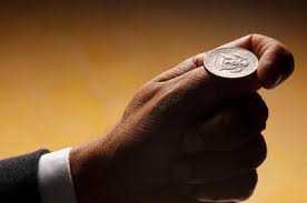 Decision making with a coin
